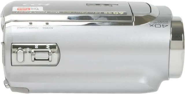 Alt view image 10 of 14 - JVC Everio GZ-MG630S DIAMOND Silver 1/6" CCD 2.7" 123K 35X Optical Zoom 60 GB Internal Hard Disk Drive Camcorder