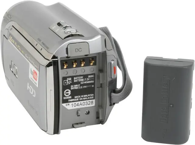 Alt view image 13 of 14 - JVC Everio GZ-MG630S DIAMOND Silver 1/6" CCD 2.7" 123K 35X Optical Zoom 60 GB Internal Hard Disk Drive Camcorder