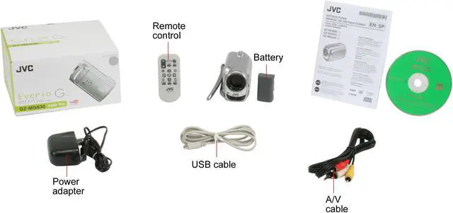 Alt view image 14 of 14 - JVC Everio GZ-MG630S DIAMOND Silver 1/6" CCD 2.7" 123K 35X Optical Zoom 60 GB Internal Hard Disk Drive Camcorder