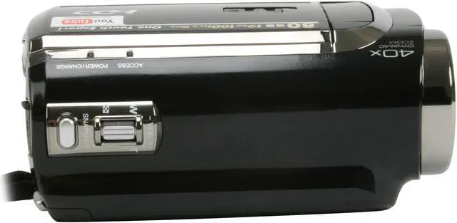 Alt view image 8 of 12 - JVC Everio GZ-MG670 Black 1/6" CCD 2.7" 123K LCD 35X Optical Zoom 80GB Hard Disk Drive HD Camcorder