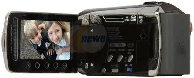 Alt view image 3 of 12 - JVC Everio GZ-MS130B Black 1/6" CCD 2.7" 123K 35X Optical Zoom 16GB Internal Memory Camcorder