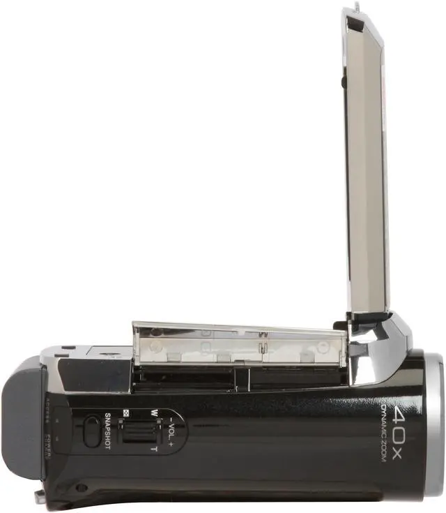 Alt view image 9 of 12 - JVC Everio GZ-MS130B Black 1/6" CCD 2.7" 123K 35X Optical Zoom 16GB Internal Memory Camcorder