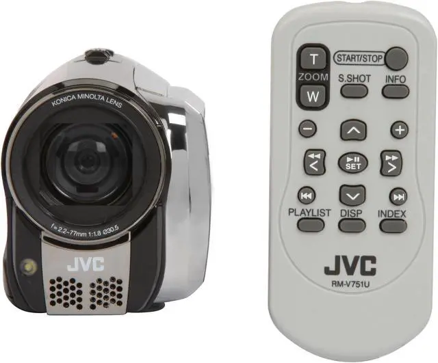 Alt view image 11 of 12 - JVC Everio GZ-MS130B Black 1/6" CCD 2.7" 123K 35X Optical Zoom 16GB Internal Memory Camcorder