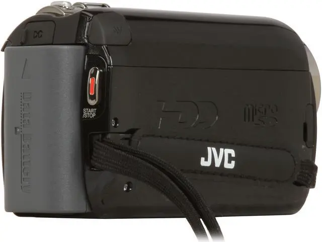 Alt view image 5 of 12 - JVC  Everio GZ-HD300B Black 1/4.1" 3.05 MP CMOS 2.7" 123K 20X Optical Zoom Internal 60GB Hard Disk Full HD Camcorder