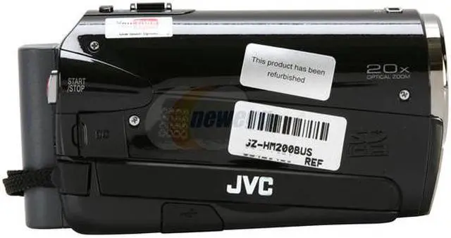 Refurbished: JVC Everio GZ-HM200 Onyx Black Full HD Flash Memory