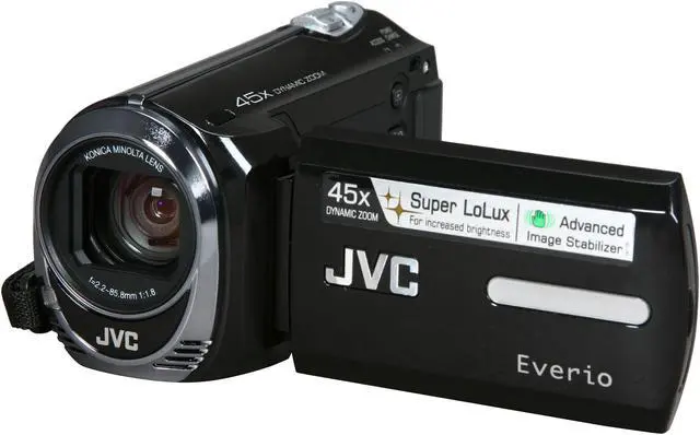 Main image of JVC Everio GZ-MS230 Black 1/6" CCD 2.7" LCD 39X Optical Zoom 8GB Flash Memory Camera