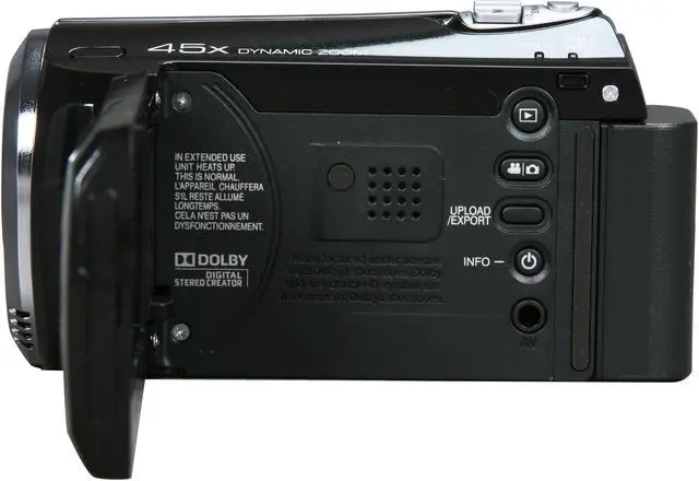 Alt view image 5 of 9 - JVC Everio GZ-MS230 Black 1/6" CCD 2.7" LCD 39X Optical Zoom 8GB Flash Memory Camera