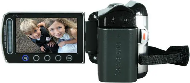 Alt view image 4 of 9 - JVC Everio GZ-HD620 Black 1/4" Back-illuminated CMOS 30X Optical Zoom 120GB HD Camcorder