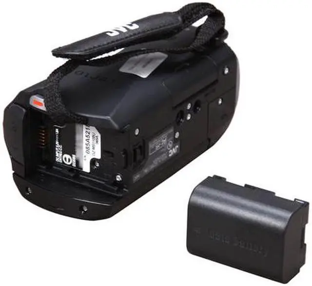 Alt view image 7 of 8 - JVC Everio GZ-MS110 Black 1/6" CCD 39X Optical Zoom HDD/Flash Memory Camcorder