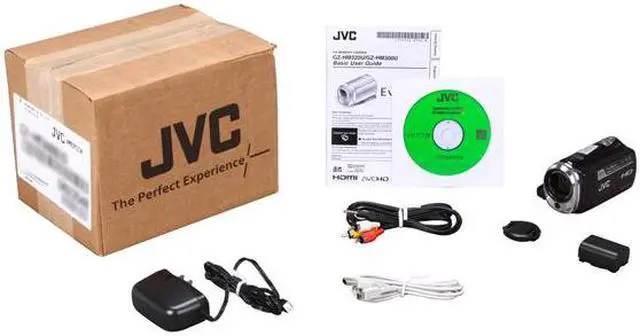 Alt view image 8 of 8 - JVC Everio GZ-HM300 Black 1/5.8" CMOS 2.7" LCD 20X Optical Zoom Full HD HDD/Flash Memory Camcorder