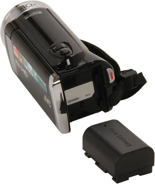 Alt view image 7 of 8 - JVC GZ-E200BUS 1080p HD Everio Digital Video Camera Video Camera with 3-Inch LCD Screen (Black)