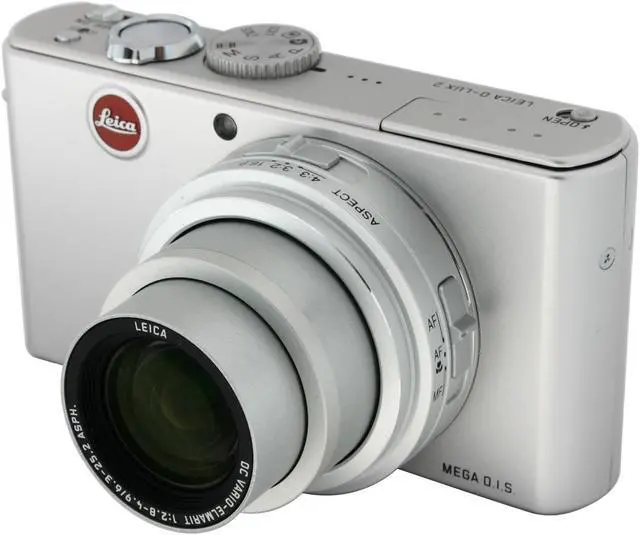Alt view image 2 of 10 - Leica D-LUX 2 Silver 8.4MP 4X Optical Zoom 28mm Wide Angle Digital Camera