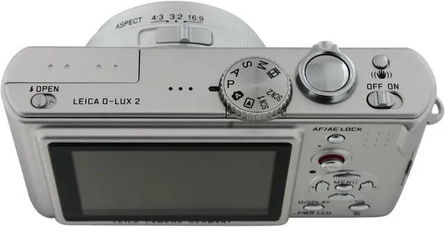 Alt view image 4 of 10 - Leica D-LUX 2 Silver 8.4MP 4X Optical Zoom 28mm Wide Angle Digital Camera