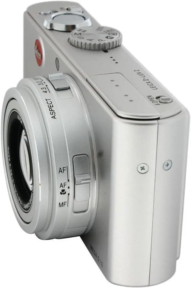 Alt view image 6 of 10 - Leica D-LUX 2 Silver 8.4MP 4X Optical Zoom 28mm Wide Angle Digital Camera
