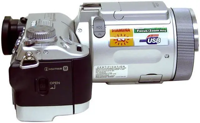 Alt view image 3 of 8 - SONY DSC-F717 Silver 5.0MP 5X Optical Zoom Digital Camera