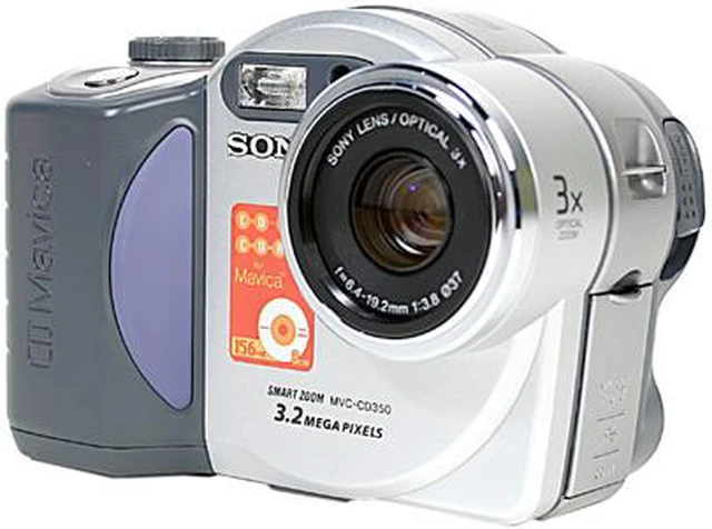 Open Box: SONY Movica MVC-CD350 Silver 3.2MP 3