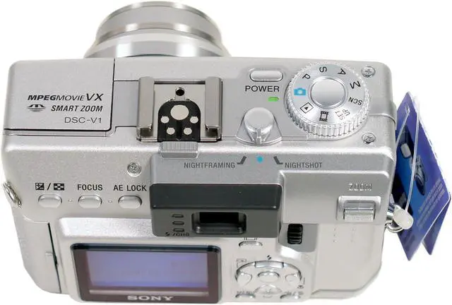 Alt view image 5 of 9 - SONY Cyber-shot DSC-V1 Silver 5.0MP 4X Optical Zoom Digital Camera