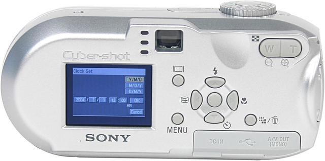 Alt view image 4 of 9 - SONY DSC-P73 Silver 4.1MP 3X Optical Zoom Digital Camera