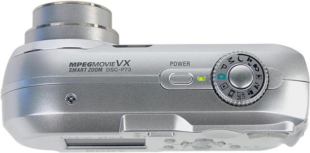 Alt view image 7 of 9 - SONY DSC-P73 Silver 4.1MP 3X Optical Zoom Digital Camera