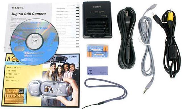 Alt view image 8 of 9 - SONY DSC-P73 Silver 4.1MP 3X Optical Zoom Digital Camera