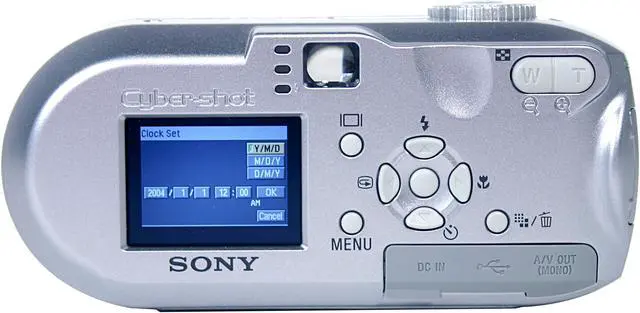 Alt view image 3 of 8 - SONY DSC-P93 Silver 5.1MP 3X Optical Zoom Digital Camera