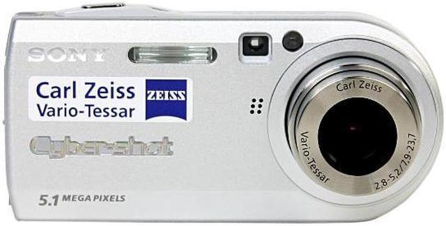 Alt view image 2 of 9 - SONY DSC-P100/S Silver 5.1MP 3X Optical Zoom Digital Camera