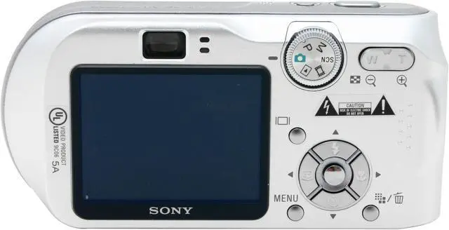 Alt view image 5 of 9 - SONY DSC-P200 Silver 7.2MP 3X Optical Zoom Digital Camera
