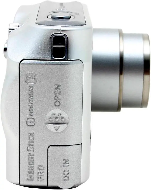 Alt view image 6 of 9 - SONY DSC-P200 Silver 7.2MP 3X Optical Zoom Digital Camera