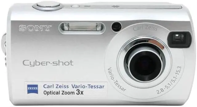 Alt view image 2 of 9 - SONY DSC-S40 Silver 4.0MP 3X Optical Zoom Digital Camera