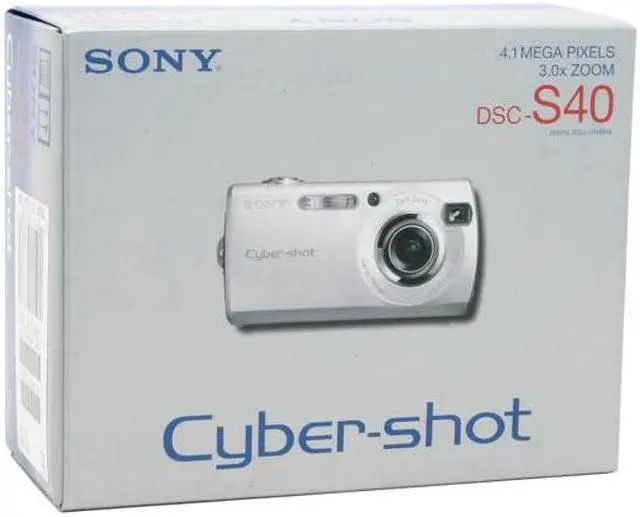 Alt view image 9 of 9 - SONY DSC-S40 Silver 4.0MP 3X Optical Zoom Digital Camera