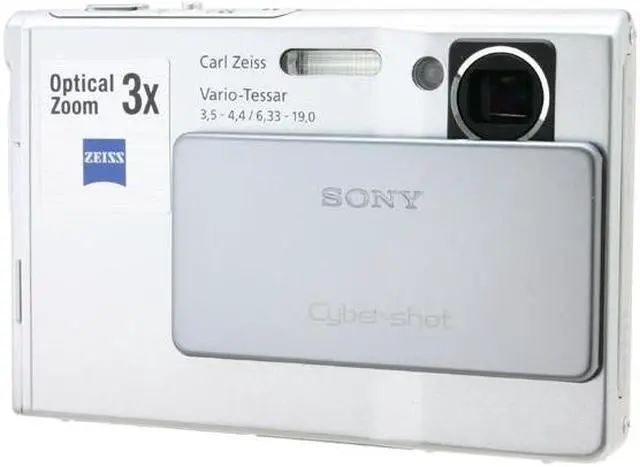 Alt view image 4 of 12 - SONY DSC-T7 Silver 5.1 MP 2.5" 230K LCD 3X Optical Zoom Digital Camera