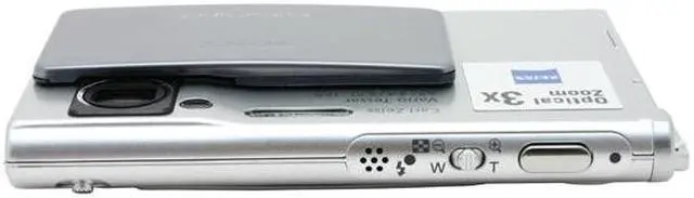 Alt view image 6 of 12 - SONY DSC-T7 Silver 5.1 MP 2.5" 230K LCD 3X Optical Zoom Digital Camera