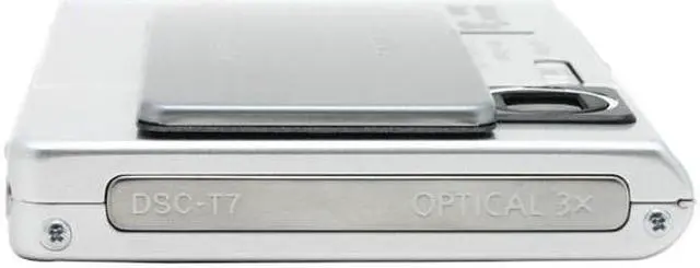 Alt view image 7 of 12 - SONY DSC-T7 Silver 5.1 MP 2.5" 230K LCD 3X Optical Zoom Digital Camera