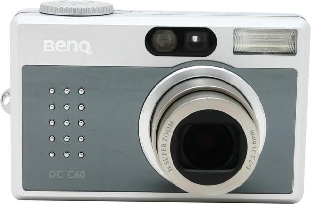 Alt view image 2 of 9 - BenQ C60 2-Tone 5.0MP 3X Optical Zoom Digital Camera
