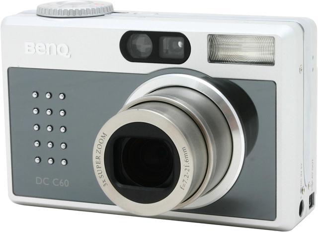 Alt view image 3 of 9 - BenQ C60 2-Tone 5.0MP 3X Optical Zoom Digital Camera