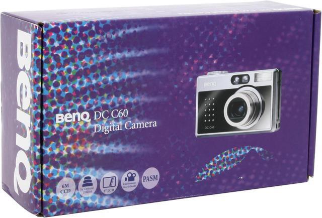 Alt view image 9 of 9 - BenQ C60 2-Tone 5.0MP 3X Optical Zoom Digital Camera