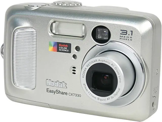Alt view image 3 of 9 - Kodak EASYSHARE CX7330 Silver 3.1MP 3X Optical Zoom Digital Camera