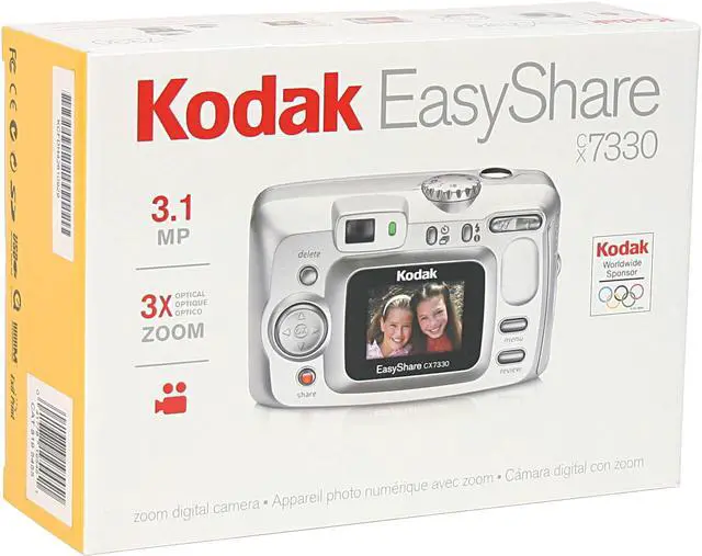 Alt view image 9 of 9 - Kodak EASYSHARE CX7330 Silver 3.1MP 3X Optical Zoom Digital Camera