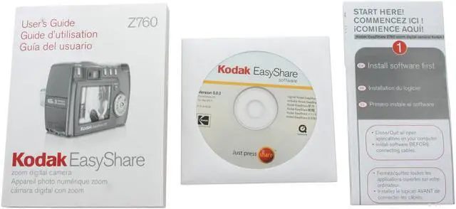 Alt view image 7 of 8 - Kodak Z760 Black 6.1 MP 3X Optical Zoom Digital Camera