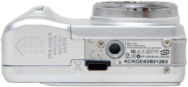 Alt view image 8 of 11 - Kodak C875 Silver 8.0 MP 5X Optical Zoom Digital Camera