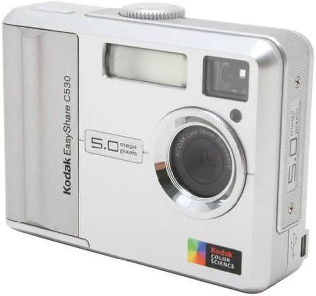 Alt view image 3 of 10 - Kodak EASYSHARE C530 Silver 5.0 MP Digital Camera