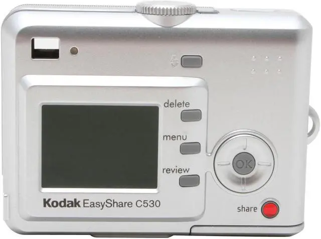 Alt view image 4 of 10 - Kodak EASYSHARE C530 Silver 5.0 MP Digital Camera