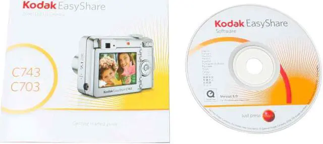 Alt view image 10 of 11 - Kodak EasyShare C743 Silver 7.1 MP 3X Optical Zoom Digital Camera