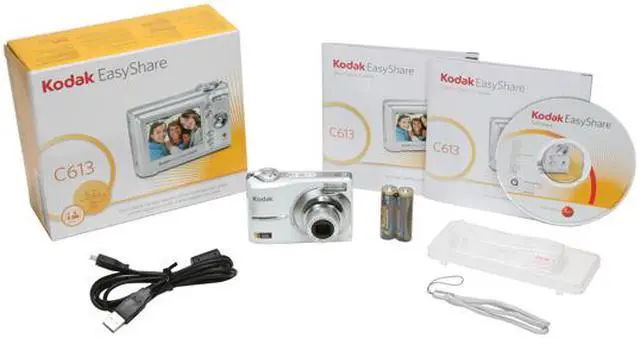 Alt view image 11 of 11 - Kodak EasyShare C613 Pearl White 6.16 MP 3X Optical Zoom Digital Camera