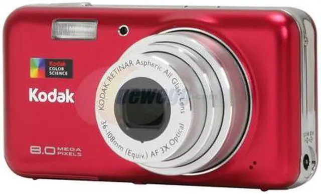 Kodak EasyShare V803 Red Shimmer MP Digital Camera