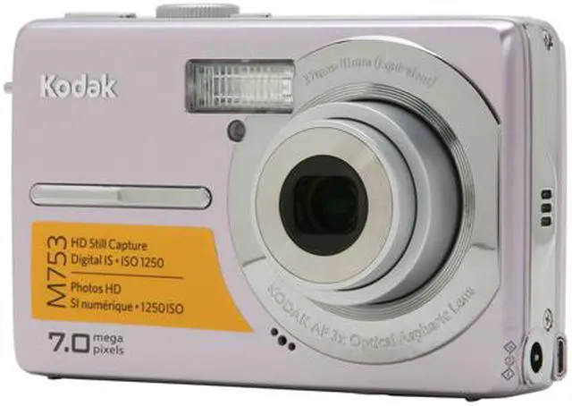 Main image of Kodak EasyShare M753 Pink 7.0 MP 3X Optical Zoom Digital Camera