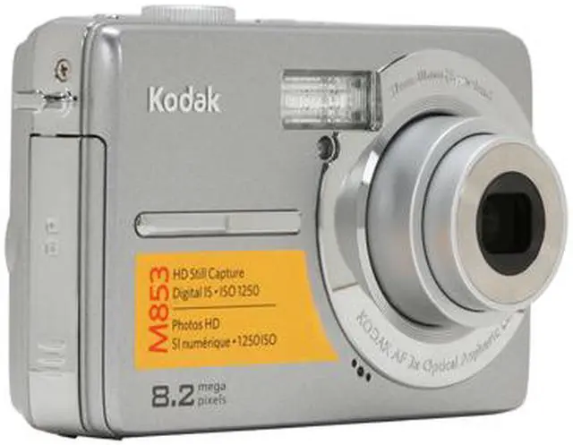 Alt view image 7 of 11 - Kodak EasyShare M853 Silver 8.2 MP 3X Optical Zoom Digital Camera