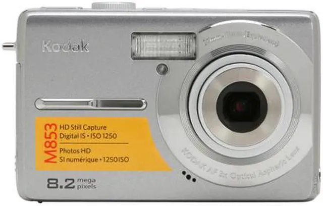 Alt view image 8 of 11 - Kodak EasyShare M853 Silver 8.2 MP 3X Optical Zoom Digital Camera
