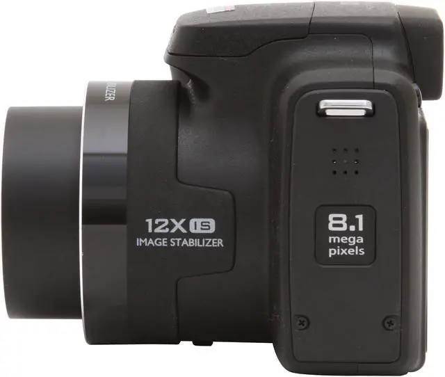 Alt view image 2 of 11 - Kodak EasyShare Z812 IS Black 8.2 MP 2.5" 230K LCD 12X Optical Zoom Digital Camera HDTV Output
