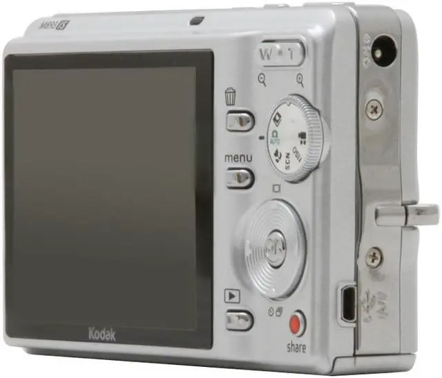 Alt view image 5 of 11 - Kodak EasyShare M893 IS Silver 8.1 MP 3X Optical Zoom Digital Camera